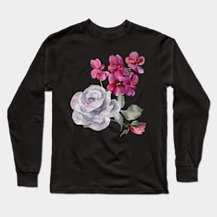 orchid and rose Long Sleeve T-Shirt